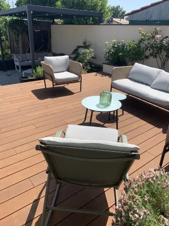 Cottage Entre-vignes -ville-vagues Piscine et Terrasse Отели рядом с достопримечательностью «Университет Бордо Монтень»