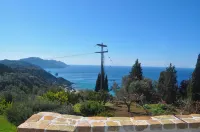 House Lemoni, Apartment A with Terrace and Balcony - Pelekas, Corfu - Mountain view