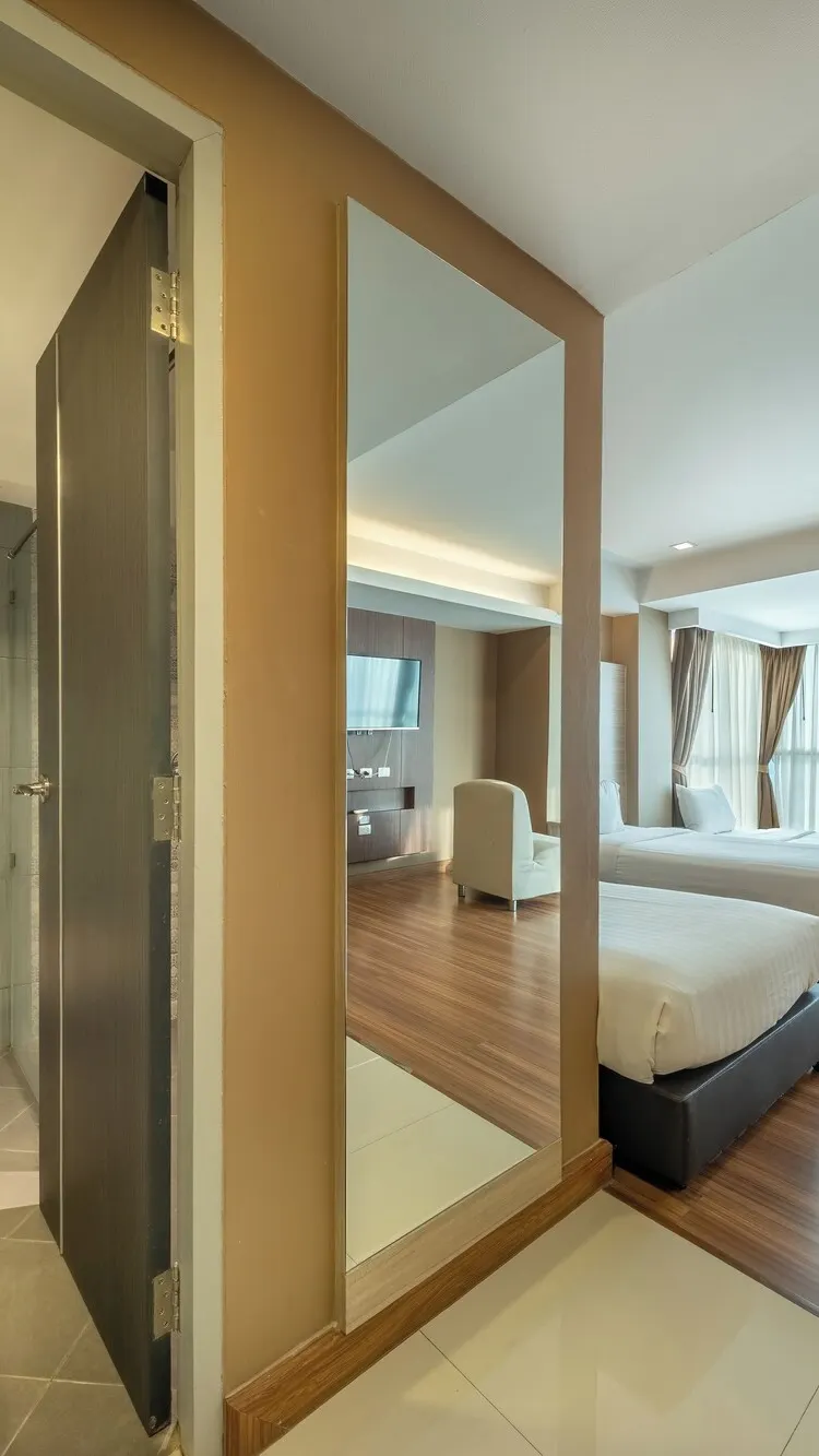 ห้องพักสำหรับสามท่านพร้อมวิวทิวทัศน์