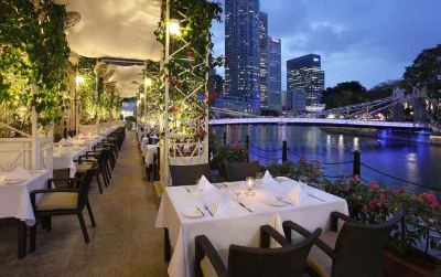 レストラン フラトン ホテル シンガポール（ステイケーション可）の写真