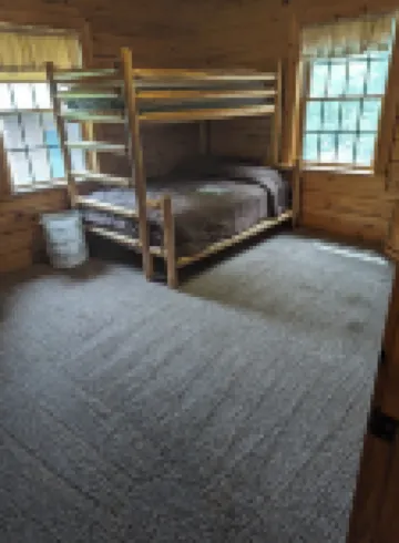 Cozy 2-bedroom lodge near Higgins Lake with WiFi, AC