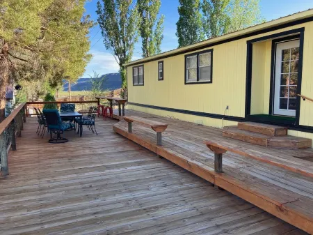The Kjar House.  A one bedroom family retreat in the Oregon outback.