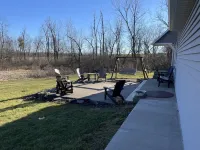 Rural cozy and quaint farmhouse with secluded patio and 15 minute drive to town.