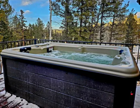 HOT TUB ~ Corner-Lot ~ Lux. Mnt. Lvng.~ No Pet Fee ~ Starlink  ~  Family Fun!