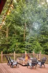 Rustic Log Cabin in the Poconos: Hot Tub, Fire Pit, Pool Table, Ping Pong Table!