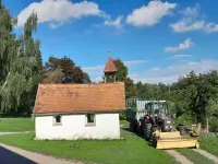 Vacation apartment on a farm in the beautiful Allgäu with sunbathing lawn and fireplace