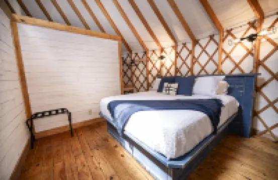 Mourning Dove Yurt! Cold A/C! Hot Tub! Medina River Access ! Close to Town!