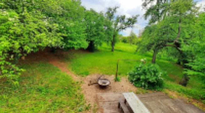 Great rust. Country house with a romantic garden and wood heating. Finland sauna