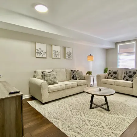 Modern Townhome w/ Balcony • Walk to FUSE Stadium