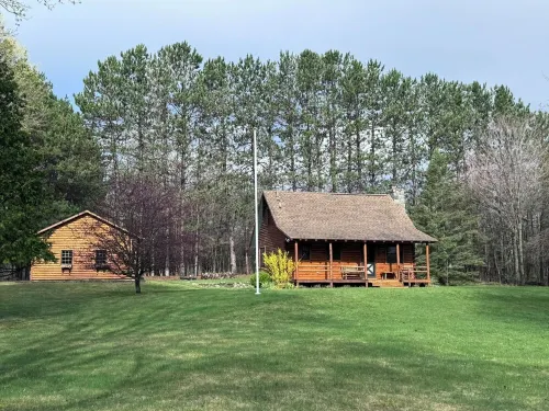 Cozy Harbor Springs cabin meticulously maintained on 4 acres.