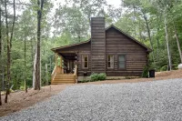 Dog-friendly cabin with covered porch, patio, firepit, fireplace, & grill Hotel di Cherry Log