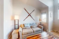 Sunny, Second-Story Condo with a Mountain View, Gas Fireplace, & Free WiFi Hotels in Frisco