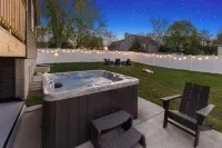 Brand New Construction w/Hot tub, Firepit, Fenced in Yard and walk to downtown.