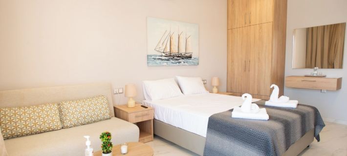 Beachfront Studio Kyma West Ξενοδοχεία στην πόλη Φαιστός