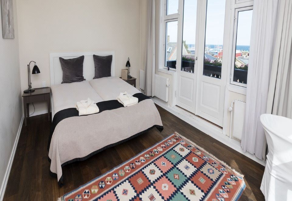 스코브쇼브드 호텔 발코니에서 바라본 바다