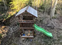 芬蘭哈梅恩林納的冬季仙境小屋