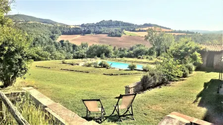 Umbrian Farmhouse Retreat with Private Pool and Garden Отели в г. Монте-Кастелло-ди-Вибио
