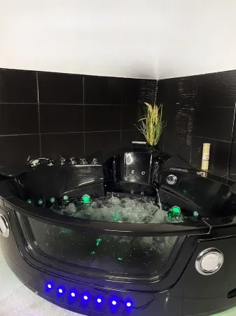 Superb accommodation 180m2 jacuzzi / giant screen 110m2 of garden near the airport