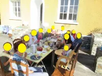 Fully equipped seaside villa (bikes, books, games etc.. and cottage