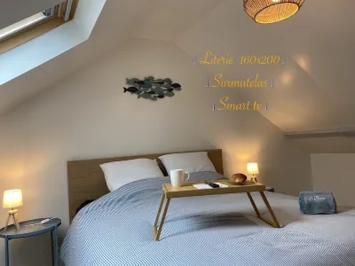 T3 duplex hyper center fort mahon 700 meters from the beach close to all shops. Hotels near plage côte d'Opale