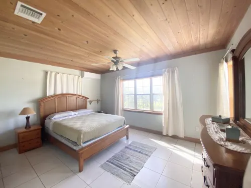 Private large family home near a white sand beach