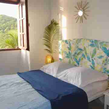 Up there in the garden - Villa with sea and mountain views - Deshaies Rooms
