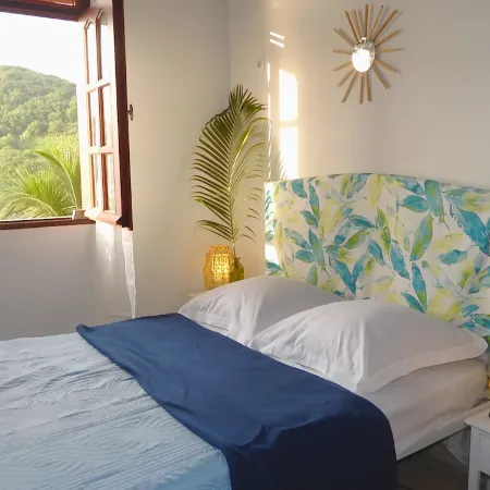 Up there in the garden - Villa with sea and mountain views - Deshaies