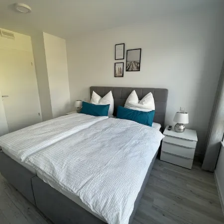 Vacation apartment Sunrise 10 with balcony and sea view, Cuxhaven Duhner Allee