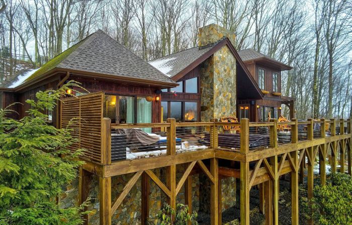 距滑雪場2英里：豪華比奇山小屋，帶熱水浴缸