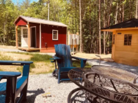 Luxury Tiny-House in the Woods with Private Finnish Sauna at Watts Bar Lake!