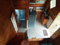 Beautiful tiny house, in the middle of the forest.