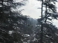 Views from top of Shimla, 600 M from the Mall Road and The Ridge, Drive - in