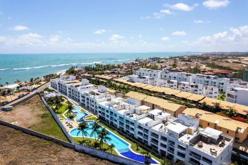 Duplex penthouse by the sea with jacuzzi and waterfall
