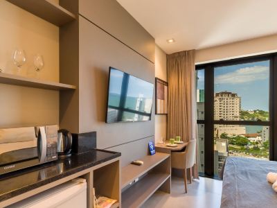 Mhfa Studios em Prédio Luxuoso Vista Mar
