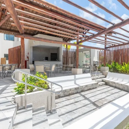 Flat 1Qt na Praia dos Carneiros-SH139