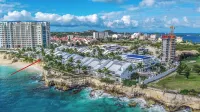 Beachfront condo at beautiful Cupecoy Beach Club.  2 bedroom, 3 bath, amenities!