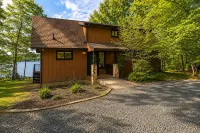 Enchanting Lakefront Oasis With Fire Pit, Generous Patio, Dock, & Amazing Views - 3-Star