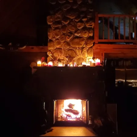 Perfect cozy cabin w/ tree house on 3 acres of woods near skiing, hiking & DWG