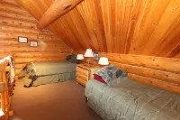 Unique Alaskan Log Home in Trees & Wild Flowers on 14-Acre Private Homestead.