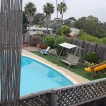 Beach Surfer Bungalow 16 blocks from beach, pool and private yard and patio