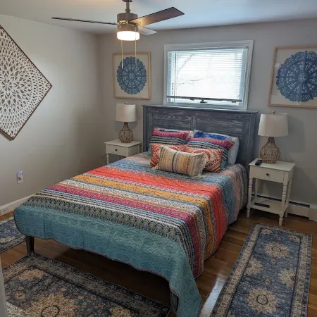 Quiet family escape and just 5min drive to the beaches.
