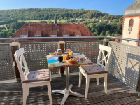 Sonniges Apartment am Alten Binauer Schloss -malerischer Ausblick auf den Neckar Hotels in Binau