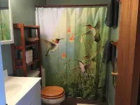 Guests enjoy their own one bedroom apartment in the Ozarks