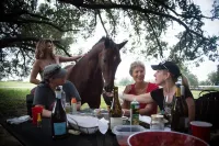 Secluded cabin 20 minutes from Colorado Bend State Park. Pets ok, no fireworks Hotels in Lampasas County
