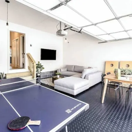 Modern Waterfront Home with Kayak, Firepit, Gameroom, Pool+Beaches, Dog & EV OK