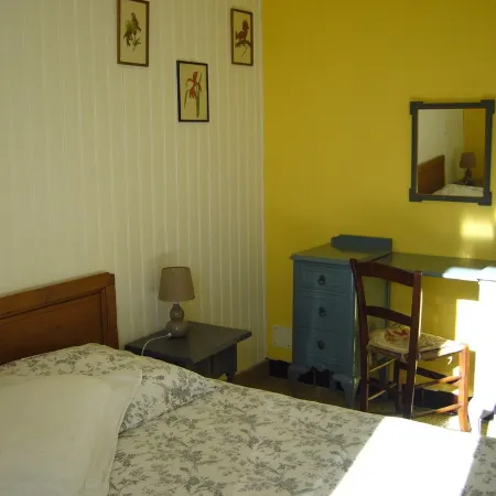 House 10 mn walk from the city center with shaded garden, olive trees.