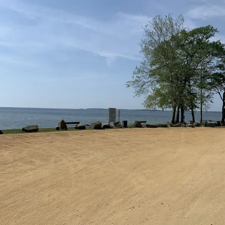 Bay view from Calvert Cliffs, Solomons Island & State Park nearby