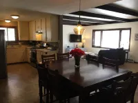 Downtown Ouray home with two living rooms, large yard and deck.