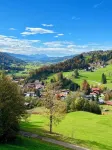 Vacation apartment "Wolkenfrei" near Lake Constance with pool and sauna Hotels in Scheidegg