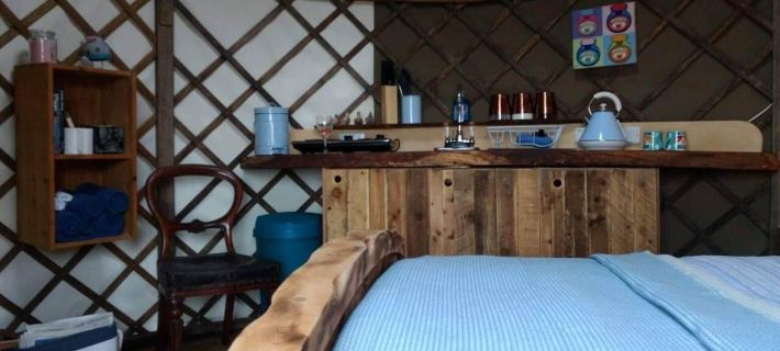 Bembridge Harbour Yurt - Log Burner - WiFi ライドのホテル